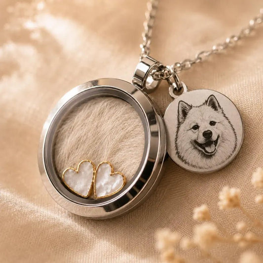 Fur & Ash Keepsake Locket - Paws Eternal